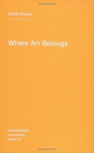 Where art belongs